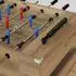 vidaXL Tischfußballtisch Artisan-Eiche 125x60,5x80cm (858892)