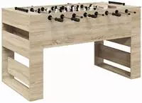 vidaXL Tischfu&szlig;balltisch Sonoma-Eiche 146,5 x 74 x 85 cm Holzwerkstoff