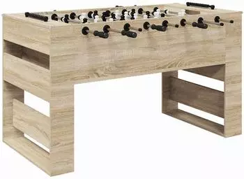 vidaXL Tischfußballtisch Sonoma-Eiche 146,5x74x85cm Holzwerkstoff (3378201)