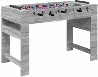 vidaXL Tischfu&szlig;balltisch Sonoma-Grau 125 x 60,5 x 80 cm Holzwerkstoff