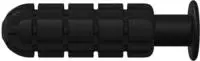 vidaXL Tischfu&szlig;ballgriff 10 Stk. Schwarz 2,8 x 2,8 x 9,3 cm PP