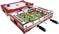 Carromco 06002 - Multigame FLIP-XM, 2in1