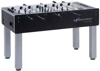 GARLANDO Tischkicker G-500 Evolution schwarz/silber (5438.01)