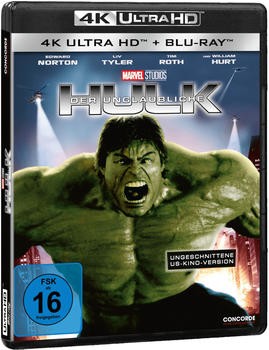 Der unglaubliche Hulk (ungeschnittene US-Kino-Version) (4K Ultra HD) [Blu-ray]