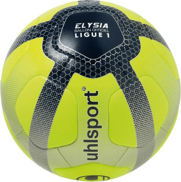 Uhlsport Elysia Ballon Officiel Ligue 1 fluo yellow/marine/silver