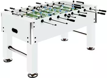 vidaXL Football Table Steel 60 kg white (92501)