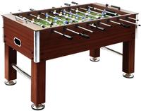 vidaXL Kickertisch Stahl 60 kg 140 x 74,5 x 87,5 cm Braun