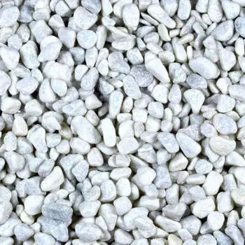 Garpet Zierkies 25 kg 15-25 mm Aquarium Carrara Weiß Garten Kies Marmor Gabion Steinteppich (2199-1)