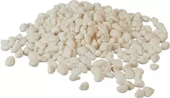 Relaxdays Marmorkies Kieselsteine Pflanzenkies 15kg Pflanzensteine Zierkies Beetsteine (10050017_0)