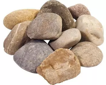 Weco Naturstein Rheinkies 50-150 mm 250 kg grau-beige