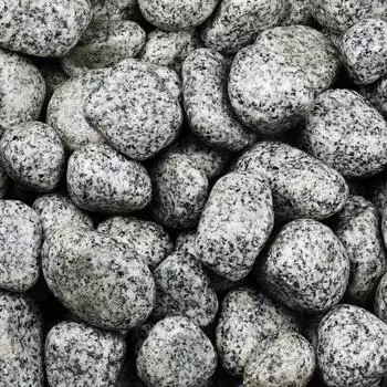 Garpet Zierkies Gletscherkies Granit Grau Aquarium Garten Kies Kieselstein Deko 25 Kg 40-60 mm (2469-2)