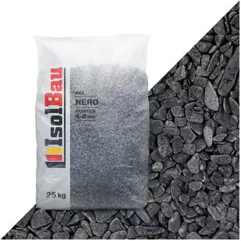 IsolBau Marmorkies Naturstein 25 kg (ISB48NeroEbano25V)