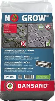 Dansand Steinmehl NO GROW 1-20mm 20kg anthrazit