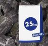 25kg Gabionen Steine Basaltbruch Eifelschwarz Anthrazit 20-40mm - Setzen Sie...