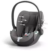 Cybex Cloud T I-Size Mirage Grey - Grau