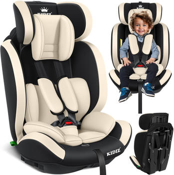 Kidiz Autokindersitz 9-36 kg, Gruppe 1+2+3 beige Kidiz Autokindersitz 9-36 kg, Gruppe 1+2+3 beige