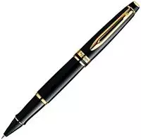 WATERMAN Rollerball Expert Black F Schwarz Geschenkbox