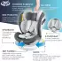 Kidiz Kinderautositz mit Isofix/i-Size 0-36kg anthrazit