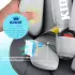Kidiz Kinderautositz mit Isofix/i-Size 0-36kg anthrazit