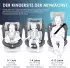 Kidiz Kinderautositz mit Isofix/i-Size 0-36kg anthrazit