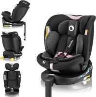 Lionelo KINDERAUTOSITZ Schwarz, Pink 44x59-79x49 cm