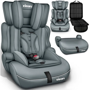 Kiduku Kindersitz 9-36kg ECE R129/03 inkl. Kindersitzunterlage grau Kiduku Kindersitz 9-36kg ECE R129/03 inkl. Kindersitzunterlage grau