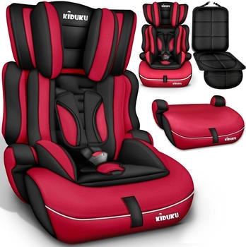 Kiduku Autokindersitz 9-36kg Gruppe 1+2+3 schwarz/rot Kiduku Autokindersitz 9-36kg Gruppe 1+2+3 schwarz/rot