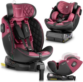Nukido Autositz Prestige Line Isofix schwarz/rosa