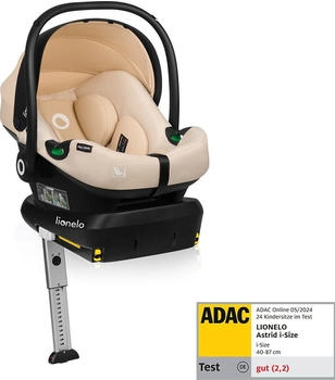 Lionelo Astrid i-Size Set beige sand