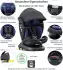 XOMAX 946i Kindersitz black/blue