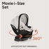 Lionelo Drehbarer Autokindersitz mit Basis MOXIE SET i-Size 40-87 cm Sandbeige
