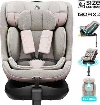 Daliya BRAVO 360° i-Size Auto-Kindersitz pink