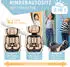 Kidiz Autokindersitz Premium 9-36 kg, Gruppe 1+2+3 Triangle Beige