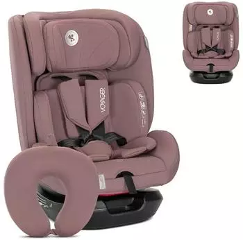 Lorelli Voyager i-Size Kindersitz 0-36kg (40-150cm), 5-Punkt-Gurt, rosa