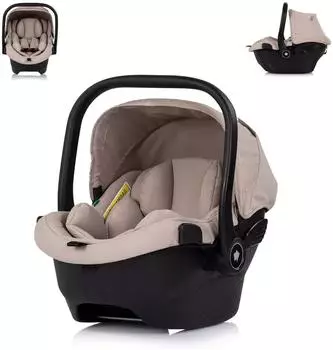Chipolino Pearl i-Size Babyschale 40-85cm, Sonnendach, hellbraun (STKPE0263LA)