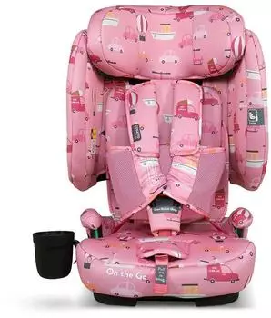 Cosatto On The Go i-Size Reisekindersitz Itchy Feet Rosy