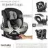 TecTake Autositz Linus I-Size grey