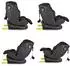Cangaroo Castor Kindersitz i-Size, Gruppe 0/1/2/3, Isofix, schwarz (110925)