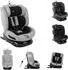 KIKKABOO i-Moove i-Size Kindersitz 40-150cm, Isofix, 360°-Drehung, hellgrau (31002100029)