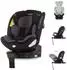Chipolino Tourino i-Size Kindersitz (40-150cm) Isofix, drehbar, schwarz/grau