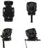 Chipolino Tourino i-Size Kindersitz (40-150cm) Isofix, drehbar, schwarz/grau