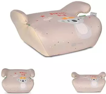 Lorelli Orion Kindersitzerh&ouml;hung i-Size, beige (125-150cm)