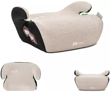 Lorelli Orion Kindersitzerhöhung i-Size, 125-150cm, waschbarer Bezug, creme