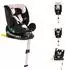 Cangaroo i-Protect Kindersitz i-Size 40-150cm, Gruppe 0+/1/2/3, Isofix, rosa