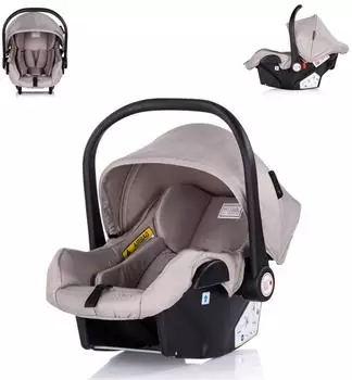 Chipolino Aura i-Size Babyschale Gruppe 0+ 40-85cm, tiramisu (STKAUR02503TR)
