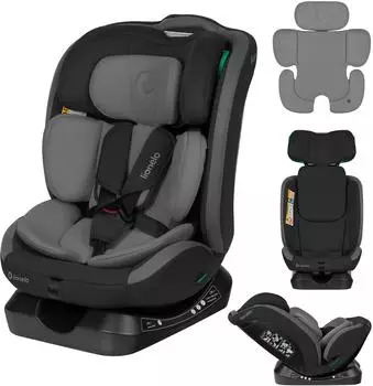 Lionelo Aart i-Size Kindersitz 40-150cm, R129/03, grey stone (LO-AART I-SIZE GREY STONE)