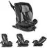 Cangaroo Gravity i-Size Kindersitz 40-150cm drehbar, Isofix, grau (111405)