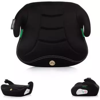 Chipolino Uty i-Size Kindersitzerhöhung 125-150cm, Gruppe 3, schwarz (SDKUT0241OB)