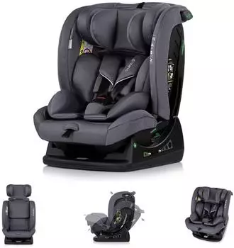 Chipolino Aviato Kindersitz i-Size, Gruppe 0/1/2/3, 40-150cm, grau gemustert (STKAVT02502CL)