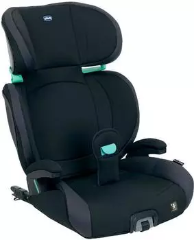 Chicco Quizy i-Size Kindersitz Gruppe 2/3, schwarz, 100-150 cm, Isofix